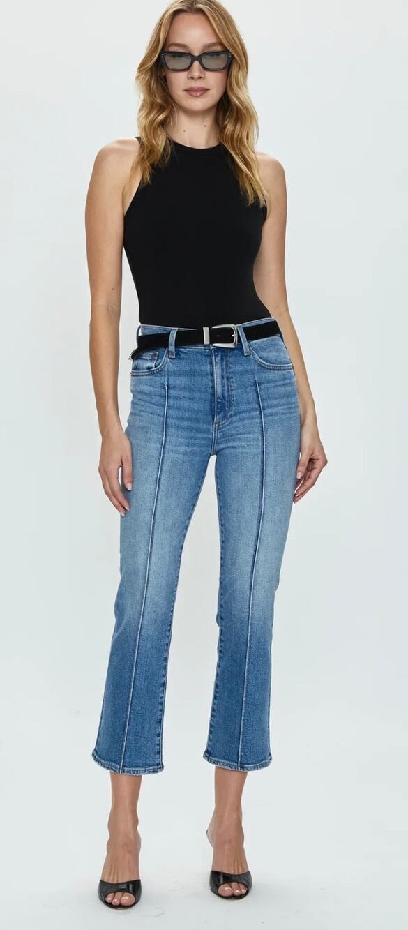 PISTOLA Lennon High Rise Crop Boot Women's Jeans in Size 26